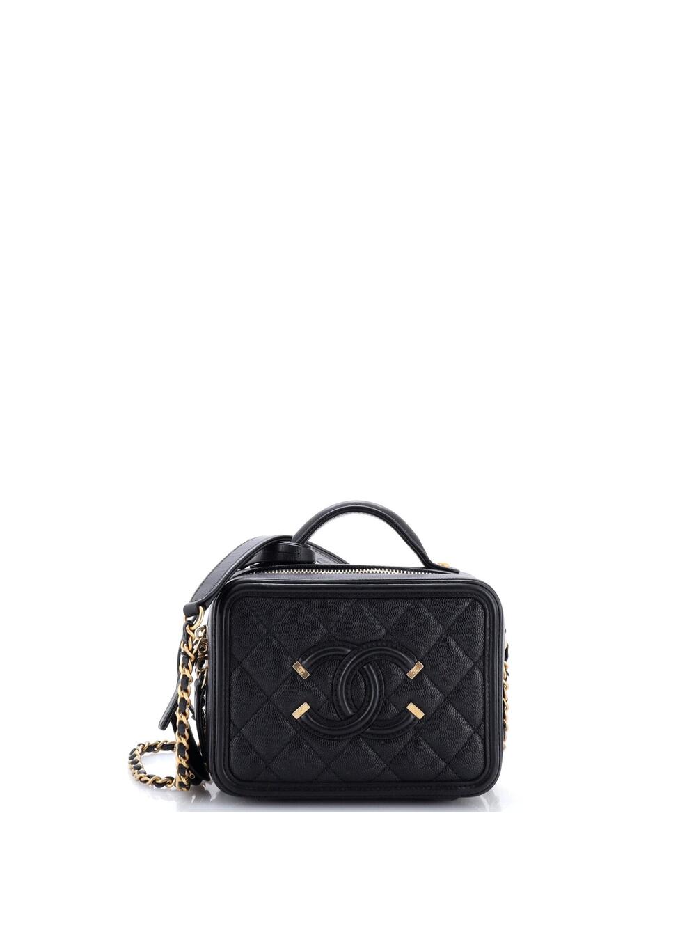 Chanel Filigree Vanity Case Quilted #352344C39B